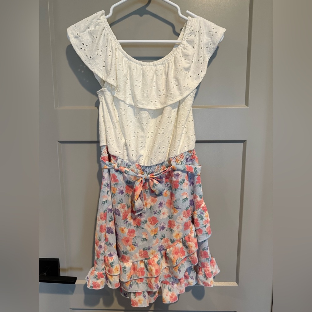 Knitworks Floral Dress/Jumper - Girls Size 16